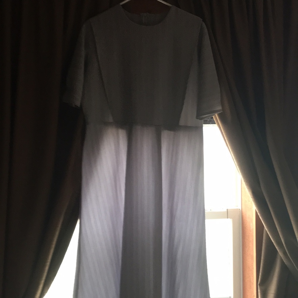 Homemade cape dress